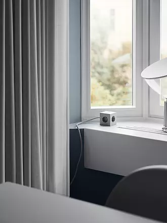 AVOLT | Regleta Square 1 F 1.8MT Verde Roble | hellgrau